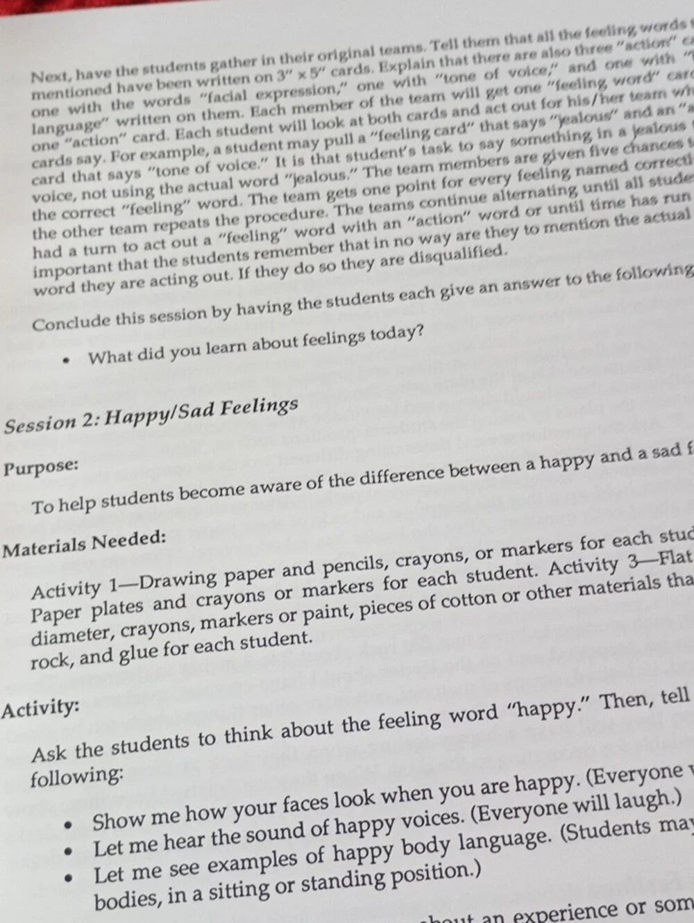 Book Classroom Guidance K-3